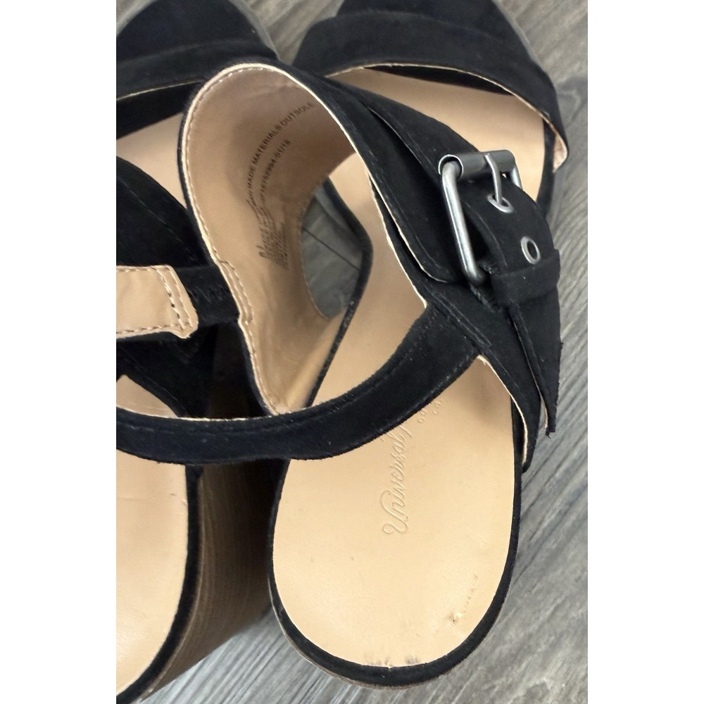 SOLD
Girl Block Heel Sandals Open Toe Slingback Minimalist Chic 8.5 Goth - Picture 8 of 10